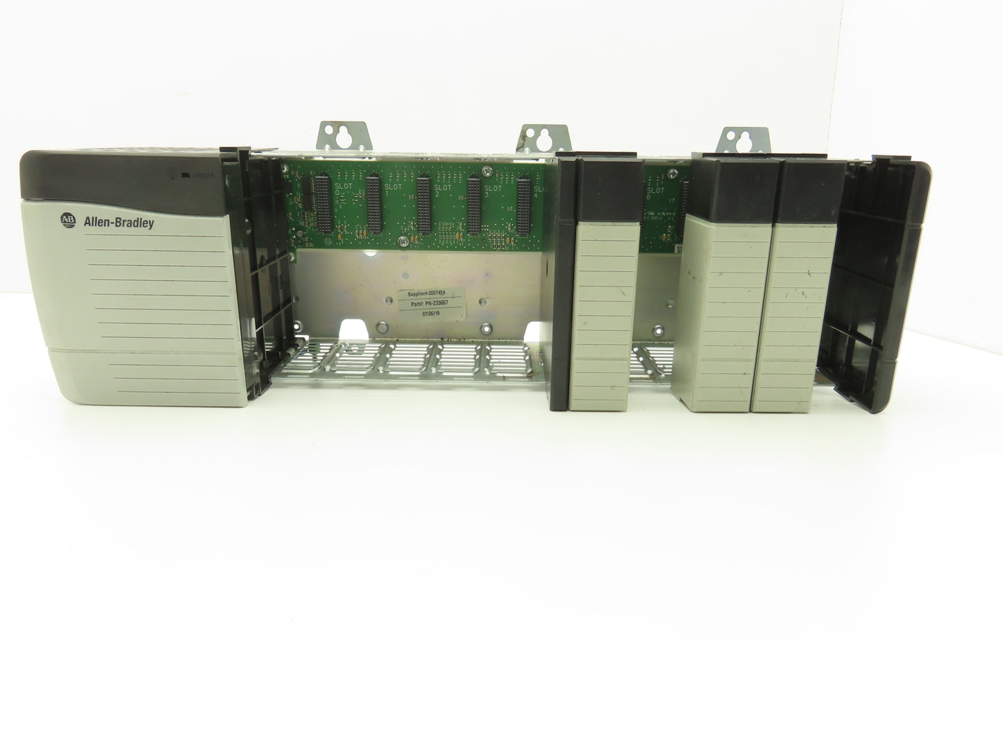 Allen Bradley ControlLogix I/O 10 Slot Rack Chassis & Power Supply 1756-PA72