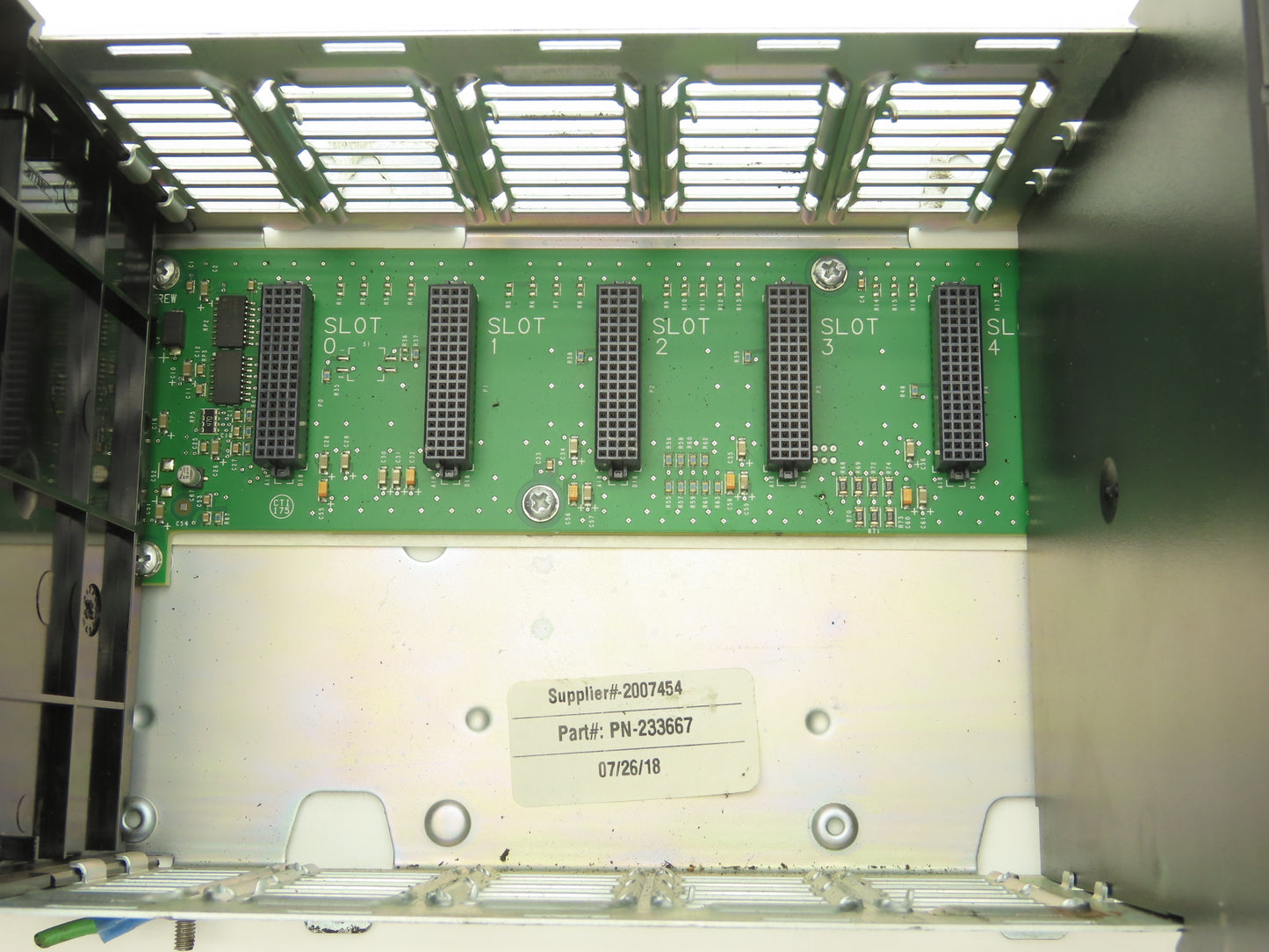 Allen Bradley ControlLogix I/O 10 Slot Rack Chassis & Power Supply 1756-PA72