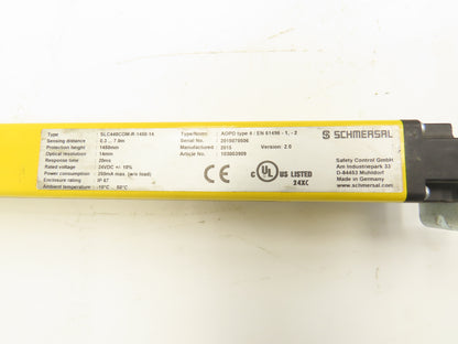 Schmersal SLC440COM-R-1450-14 Safety Light Curtain Receiver Only -Needs Repair