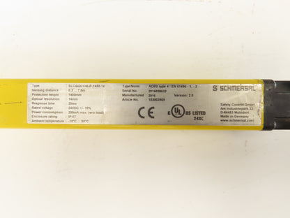 Schmersal SLC440COM-R-1450-14 Safety Light Curtain Receiver Only -Needs Repair