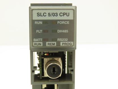 Allen Bradley 1747-L531 SLC 500 PLC Processor Unit Ser C Rev 8 FRN 4
