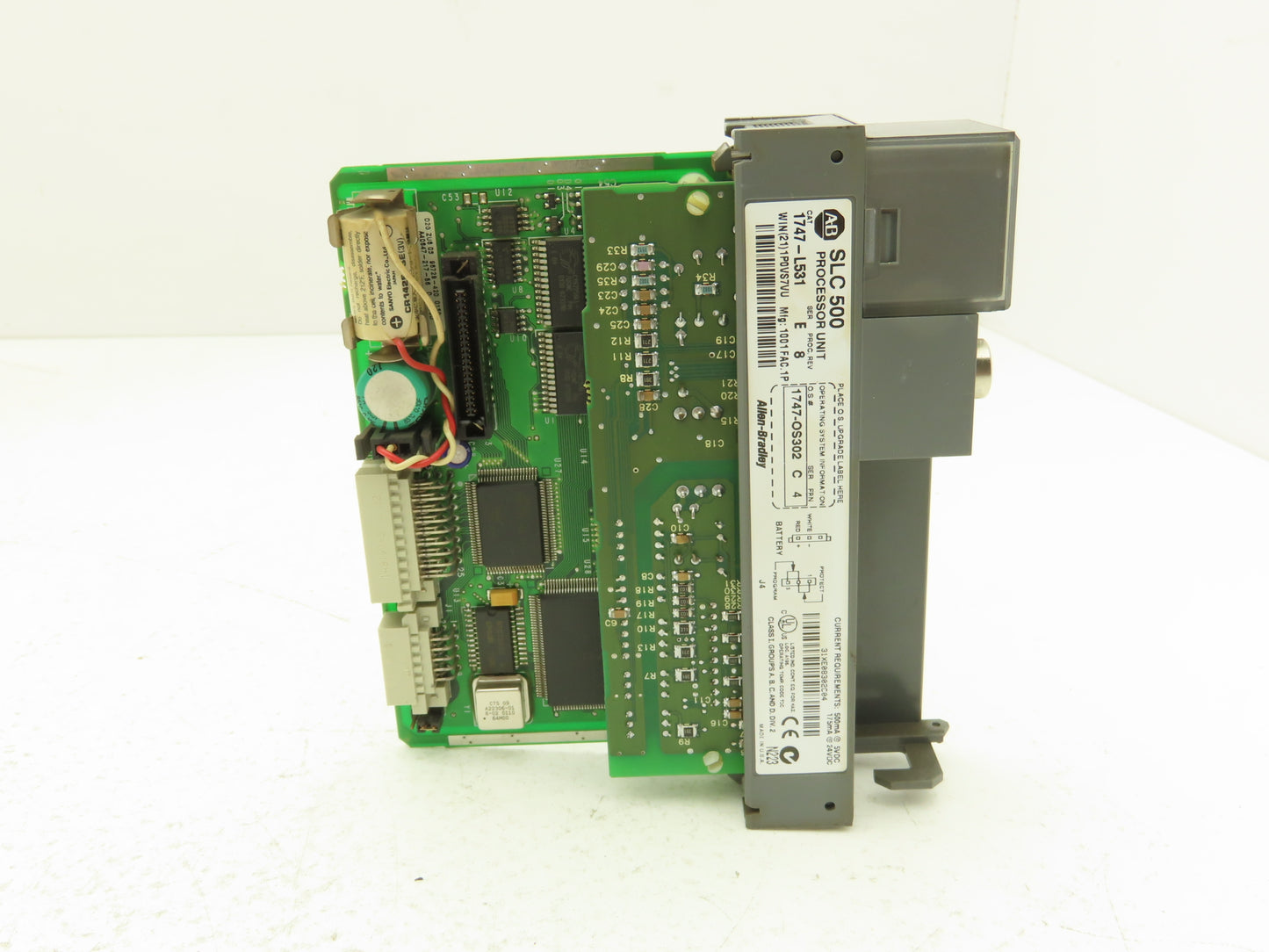 Allen Bradley 1747-L531 SLC 500 PLC Processor Unit Ser C Rev 8 FRN 4