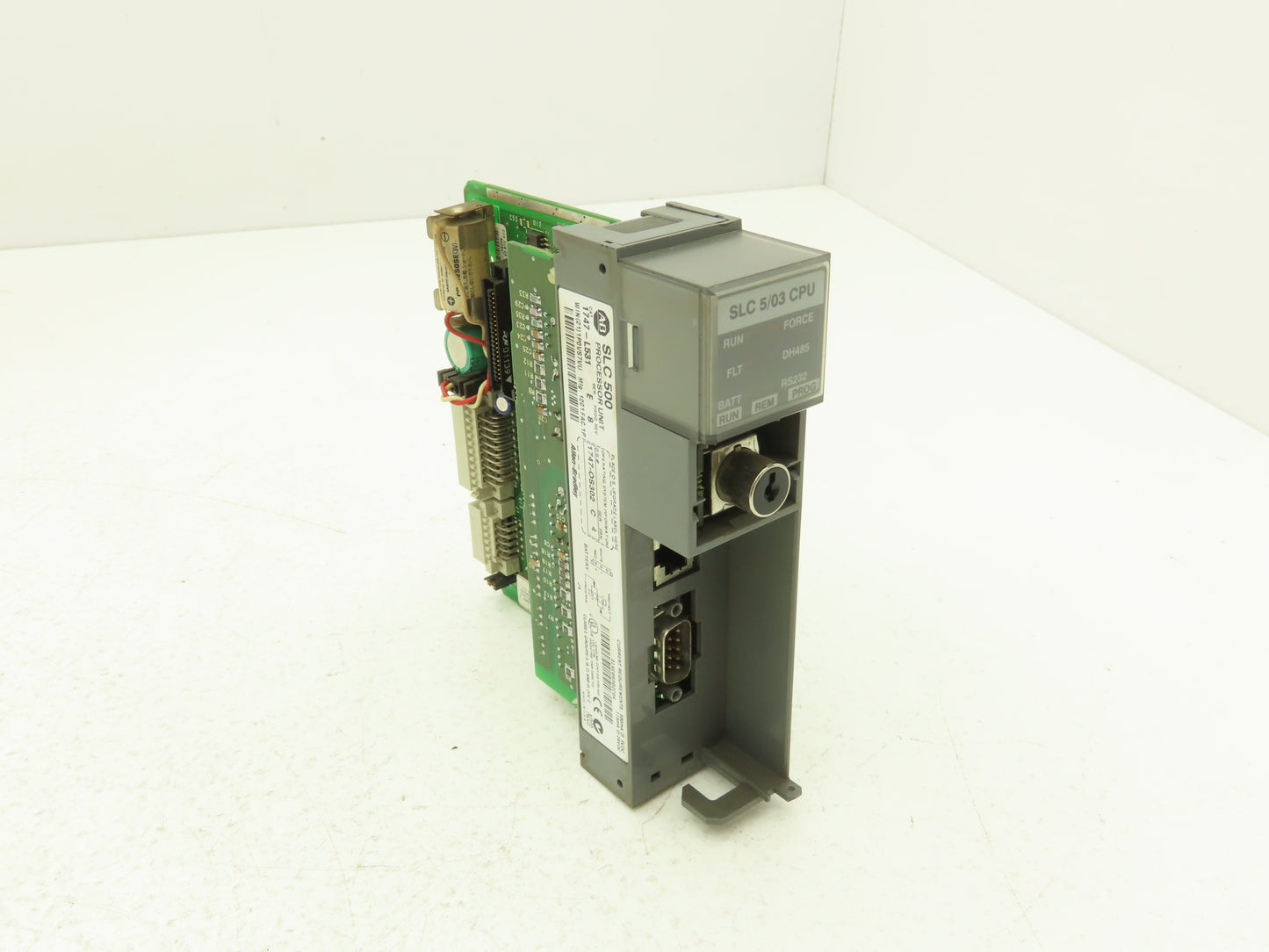 Allen Bradley 1747-L531 SLC 500 PLC Processor Unit Ser C Rev 8 FRN 4