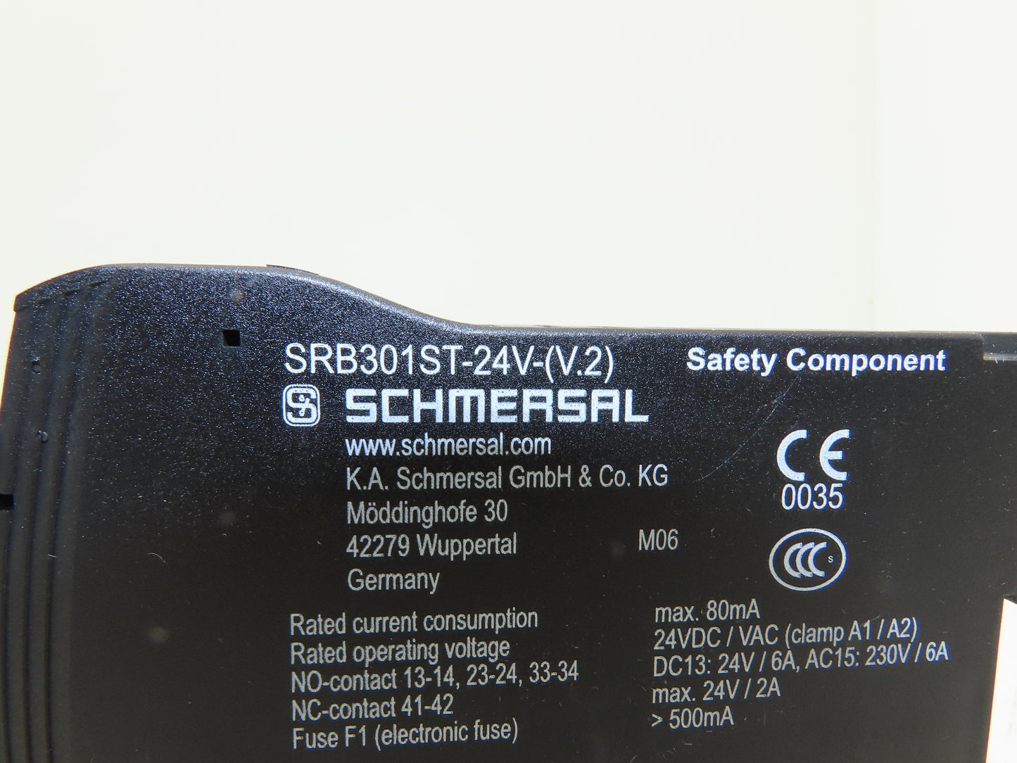 Schmersal SRB301ST-24V-V.2 Safety Relay Module 24V 103006151
