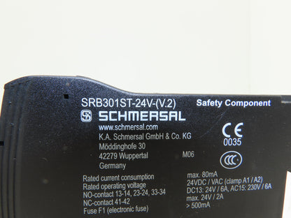 Schmersal SRB301ST-24V-V.2 Safety Relay Module 24V 103006151