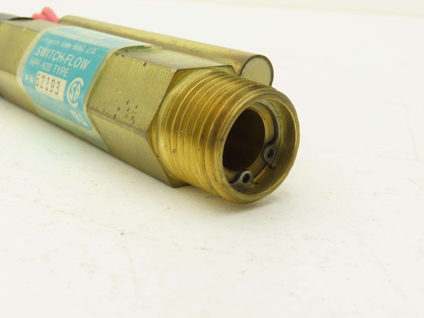 Gems 62193 HPF-920 Brass Flow Sensor Switch 1/2"NPT 120-240V