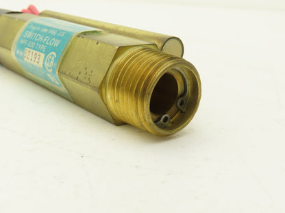 Gems 62193 HPF-920 Brass Flow Sensor Switch 1/2"NPT 120-240V