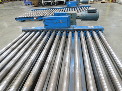 Hytrol 58"W x 5'L Pallet Conveyor 2.5"Roller 51.5"BF 3PH Chain Drive 20FPM
