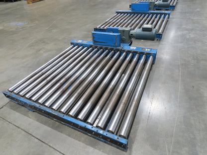 Hytrol 58"W x 5'L Pallet Conveyor 2.5"Roller 51.5"BF 3PH Chain Drive 20FPM