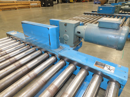 Hytrol 58"W x 5'L Pallet Conveyor 2.5"Roller 51.5"BF 3PH Chain Drive 20FPM