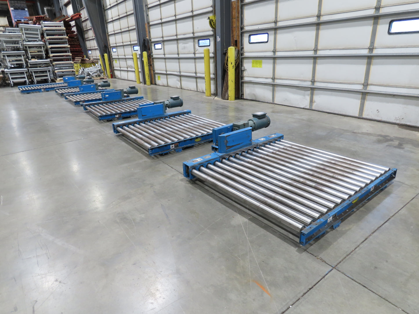 Hytrol 58"W x 5'L Pallet Conveyor 2.5"Roller 51.5"BF 3PH Chain Drive 20FPM