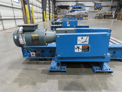 Hytrol 58"W x 5'L Pallet Conveyor 2.5"Roller 51.5"BF 3PH Chain Drive 20FPM