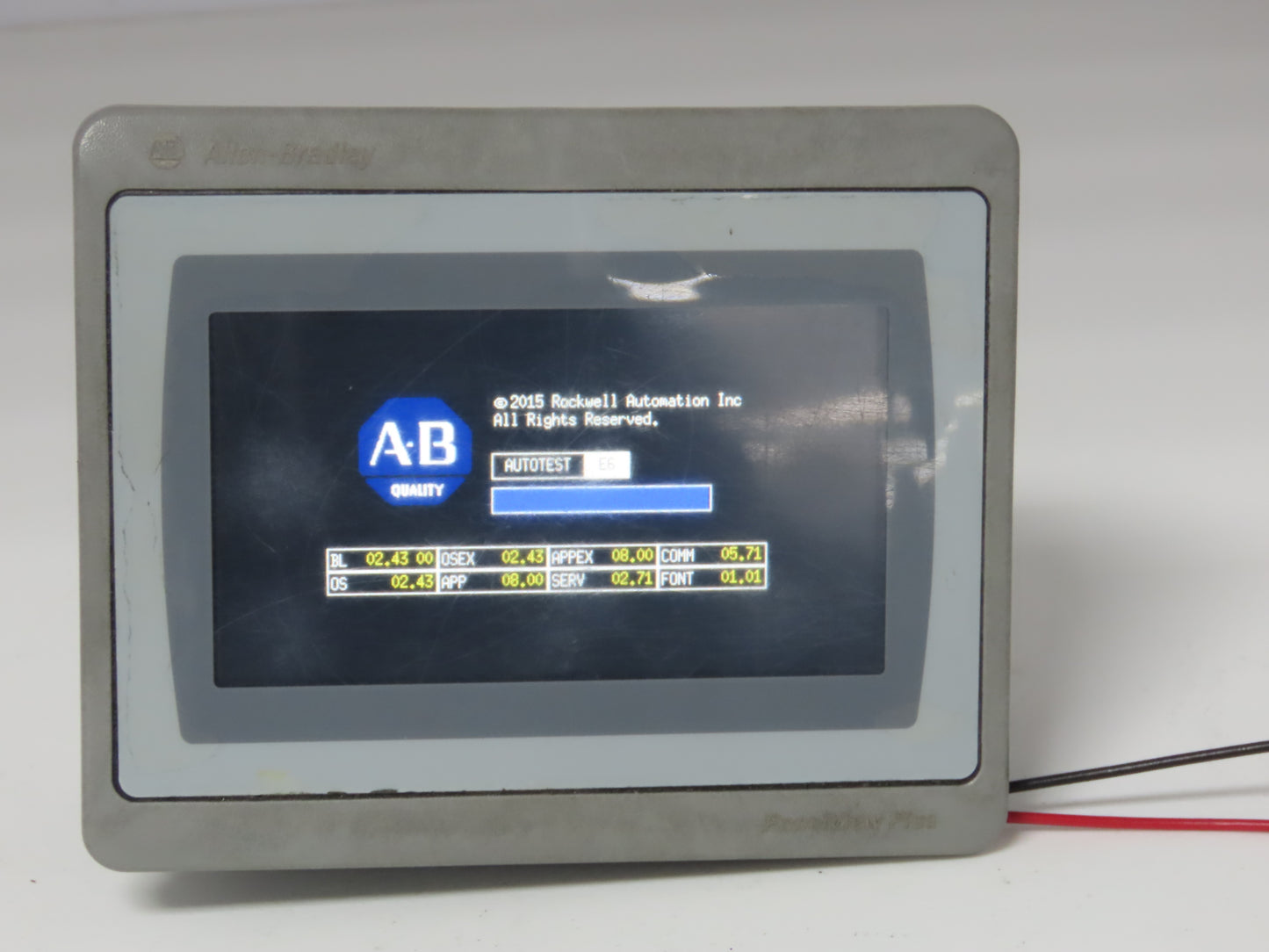 Allen Bradley 2711P-T4W21D8S HMI PanelView Plus 7 Operator Touch Panel 4"