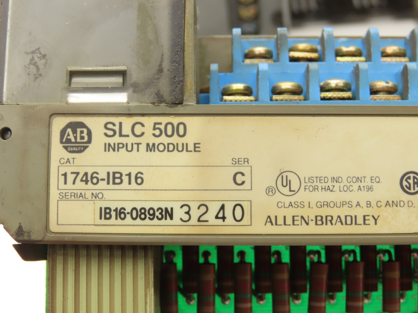 Allen Bradley 1746-A7 I/O 7 Slot Rack Chassis & Power Supply 1746-P1