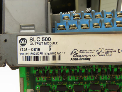 Allen Bradley 1746-A7 I/O 7 Slot Rack Chassis & Power Supply 1746-P1
