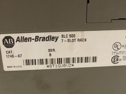 Allen Bradley 1746-A7 I/O 7 Slot Rack Chassis & Power Supply 1746-P2