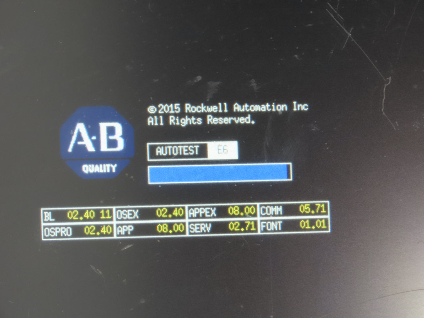 Allen Bradley 2711P-T7C22D9P HMI PanelView Plus 7 Touch Screen 7" 24VDC Series A