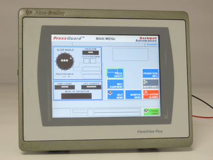 Allen Bradley 2711P-T7C22D9P HMI PanelView Plus 7 Touch Screen 7" 24VDC Series A