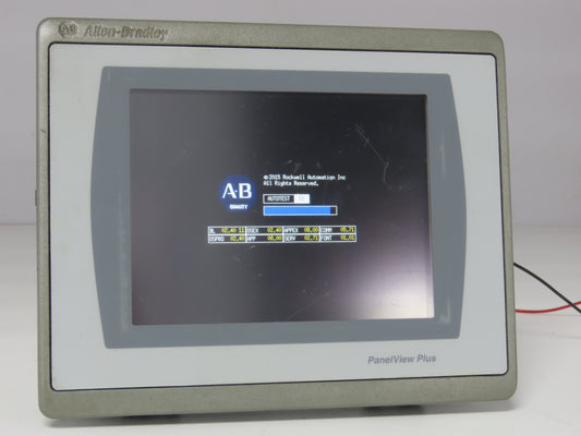 Allen Bradley 2711P-T7C22D9P HMI PanelView Plus 7 Touch Screen 7" 24VDC Series A
