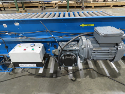 Hytrol 58"W x 15'L Pallet Conveyor 2.5"Roller 51.5"BF 3PH EZ-Logic Zones 30FPM