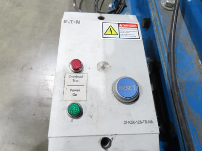 Hytrol 58"W x 15'L Pallet Conveyor 2.5"Roller 51.5"BF 3PH EZ-Logic Zones 30FPM
