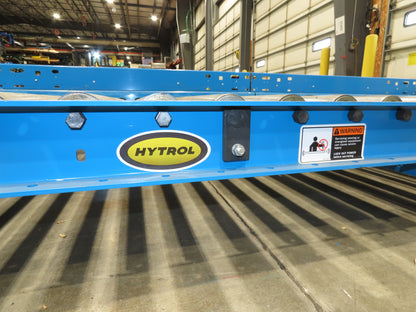 Hytrol 58"W x 15'L Pallet Conveyor 2.5"Roller 51.5"BF 3PH EZ-Logic Zones 30FPM