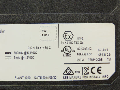 Allen Bradley 1756-L71 ControlLogix 2MB Controller Ser B FW 1.010