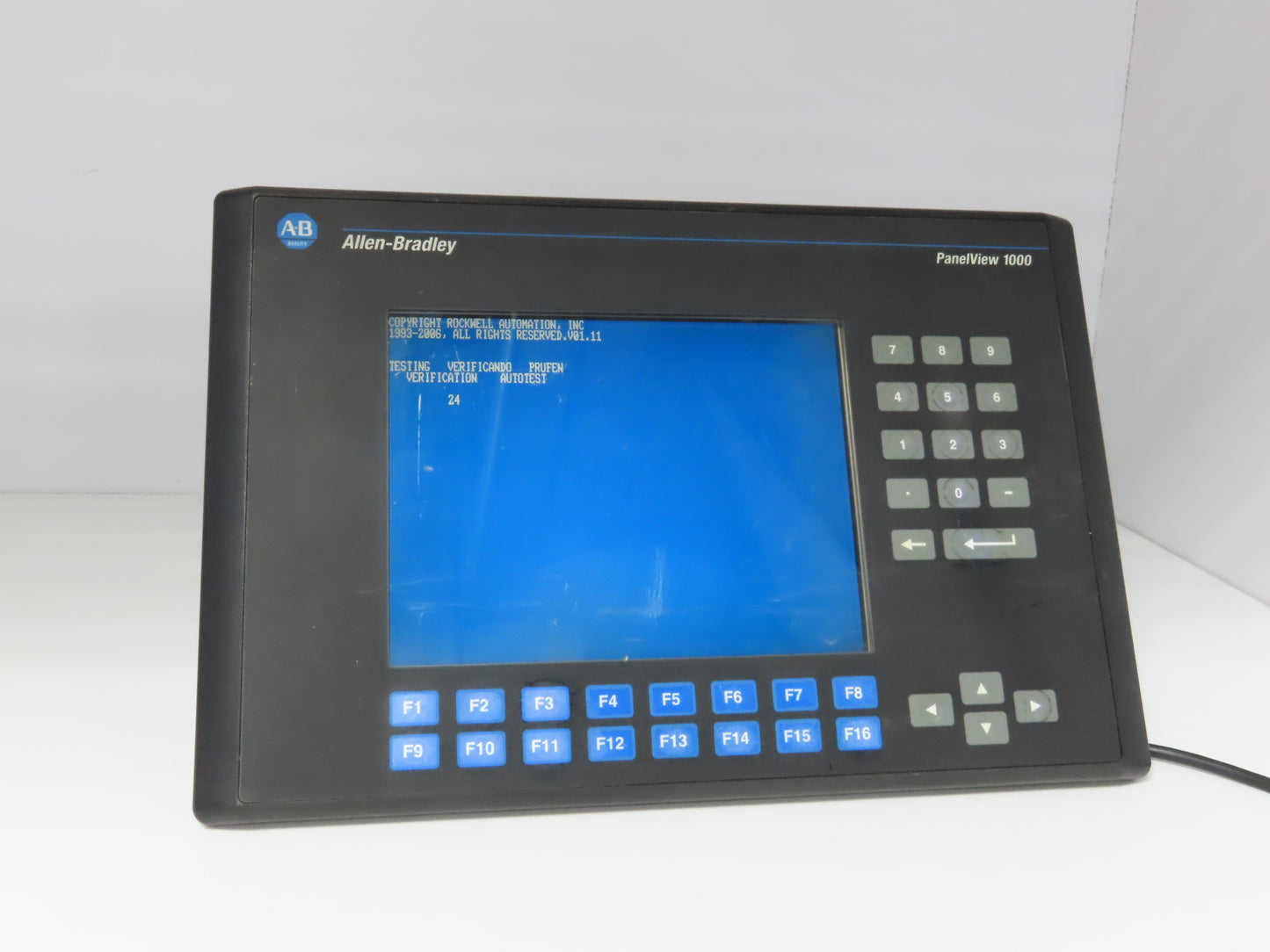 Allen Bradley 2711-K10C3 PanelView 1000 HMI Terminal FRN 4.46 Series F