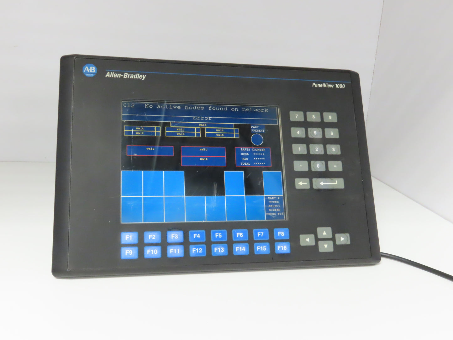 Allen Bradley 2711-K10C3 PanelView 1000 HMI Terminal FRN 4.46 Series F