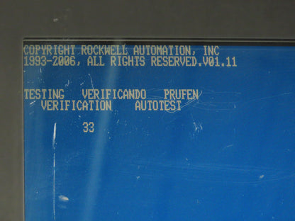 Allen Bradley 2711-K10C3 PanelView 1000 HMI Terminal FRN 4.46 Series F