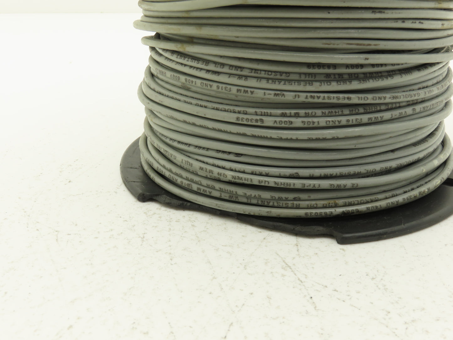 Machine Tool Wire 12AWG 19 Strand 600V 500' Spool Gray Cable THHN-THWN MTW-AWM