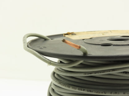 Machine Tool Wire 12AWG 19 Strand 600V 500' Spool Gray Cable THHN-THWN MTW-AWM