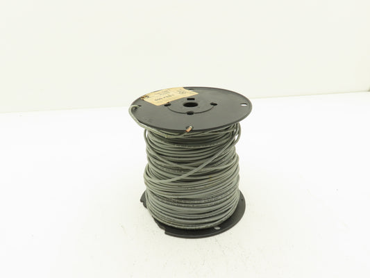 Machine Tool Wire 12AWG 19 Strand 600V 500' Spool Gray Cable THHN-THWN MTW-AWM