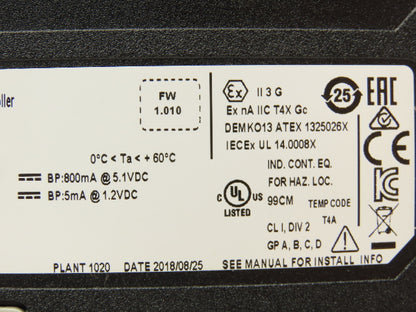 Allen Bradley 1756-L73/B ControlLogix 8 MB Controller Module Ser B FW 1.010