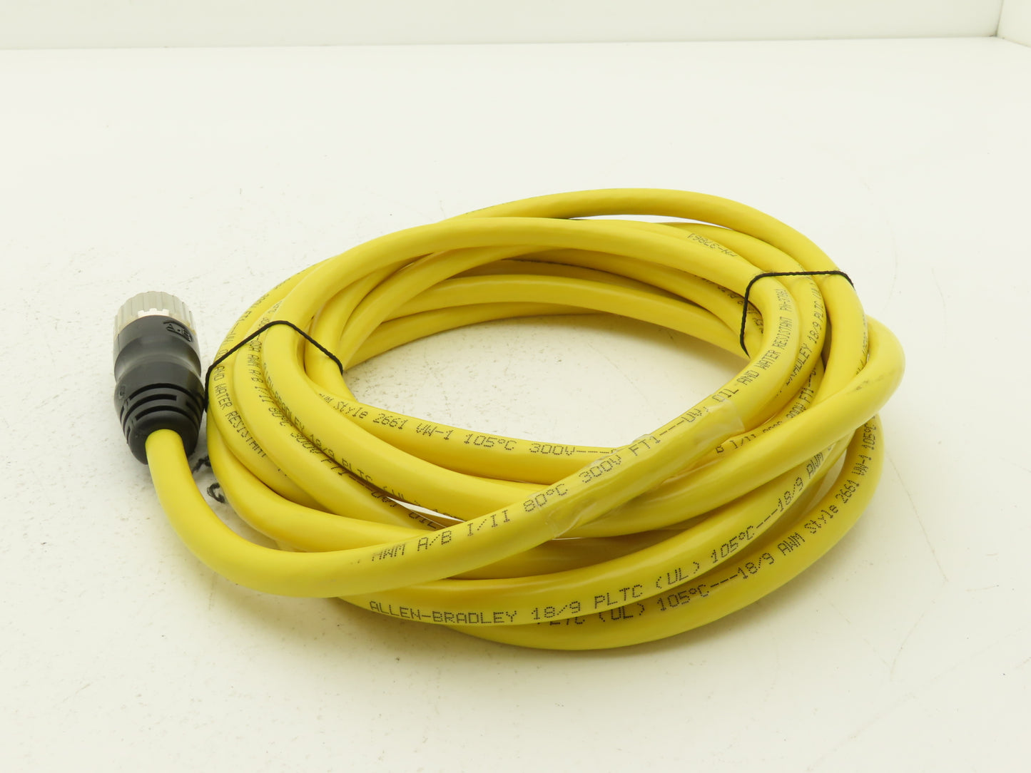 Allen Bradley 889M-FX9AE-5 M23 Cable 18AWG 12-Pin Cordset 5M Length Ser C