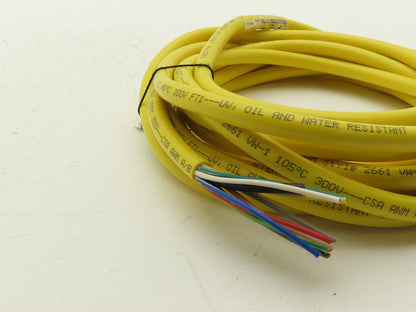 Allen Bradley 889M-FX9AE-5 M23 Cable 18AWG 12-Pin Cordset 5M Length Ser C
