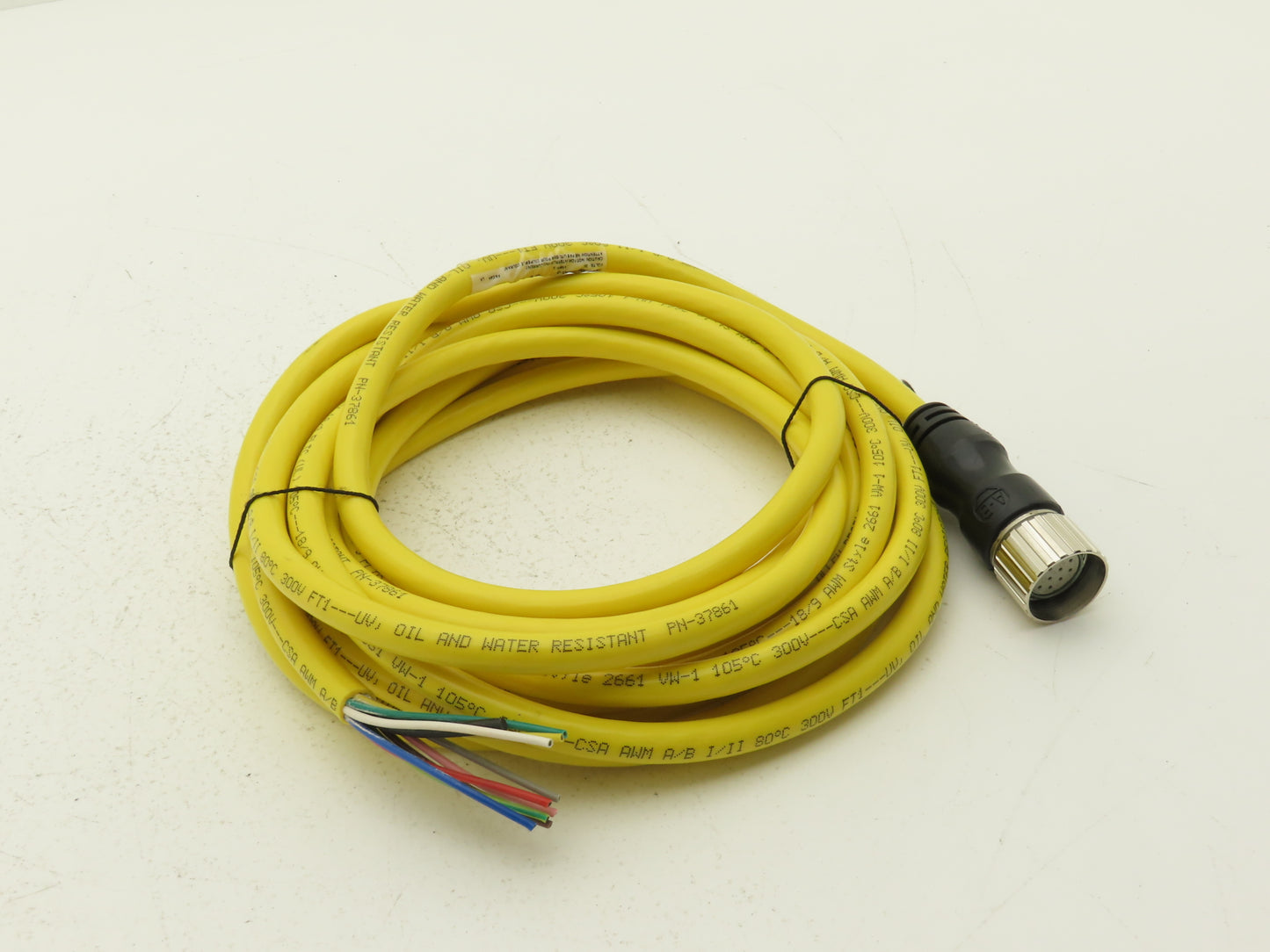 Allen Bradley 889M-FX9AE-5 M23 Cable 18AWG 12-Pin Cordset 5M Length Ser C