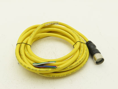 Allen Bradley 889M-FX9AE-5 M23 Cable 18AWG 12-Pin Cordset 5M Length Ser C