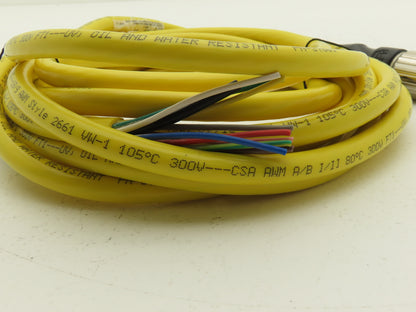 Allen Bradley 889M-FX9AE-5 M23 Cable 18AWG 12-Pin Cordset 5M Length Ser C