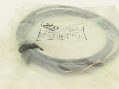 Allen Bradley 889D-F8AB-2 QD Cordset 8-Pin 8-Wire Cable 2M Ser A Gray  Lot of 2