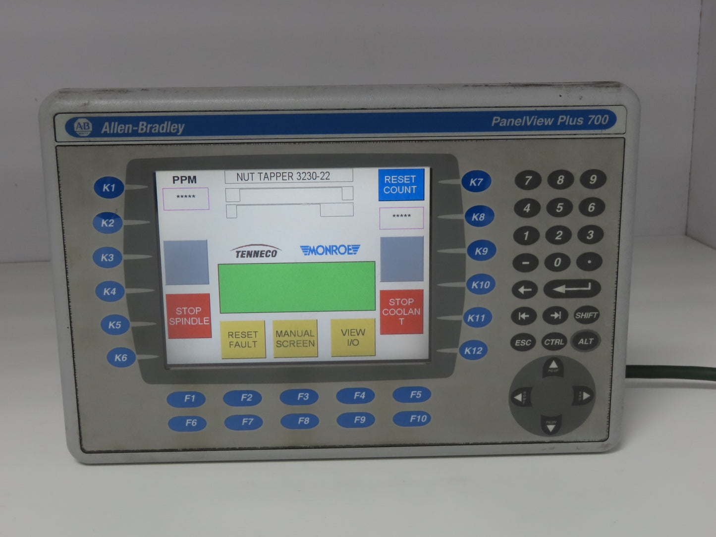 Allen Bradley 2711P-B7C4A8 PanelView Plus 700 Keypad/Touch W/Module 2711P-RDB7C