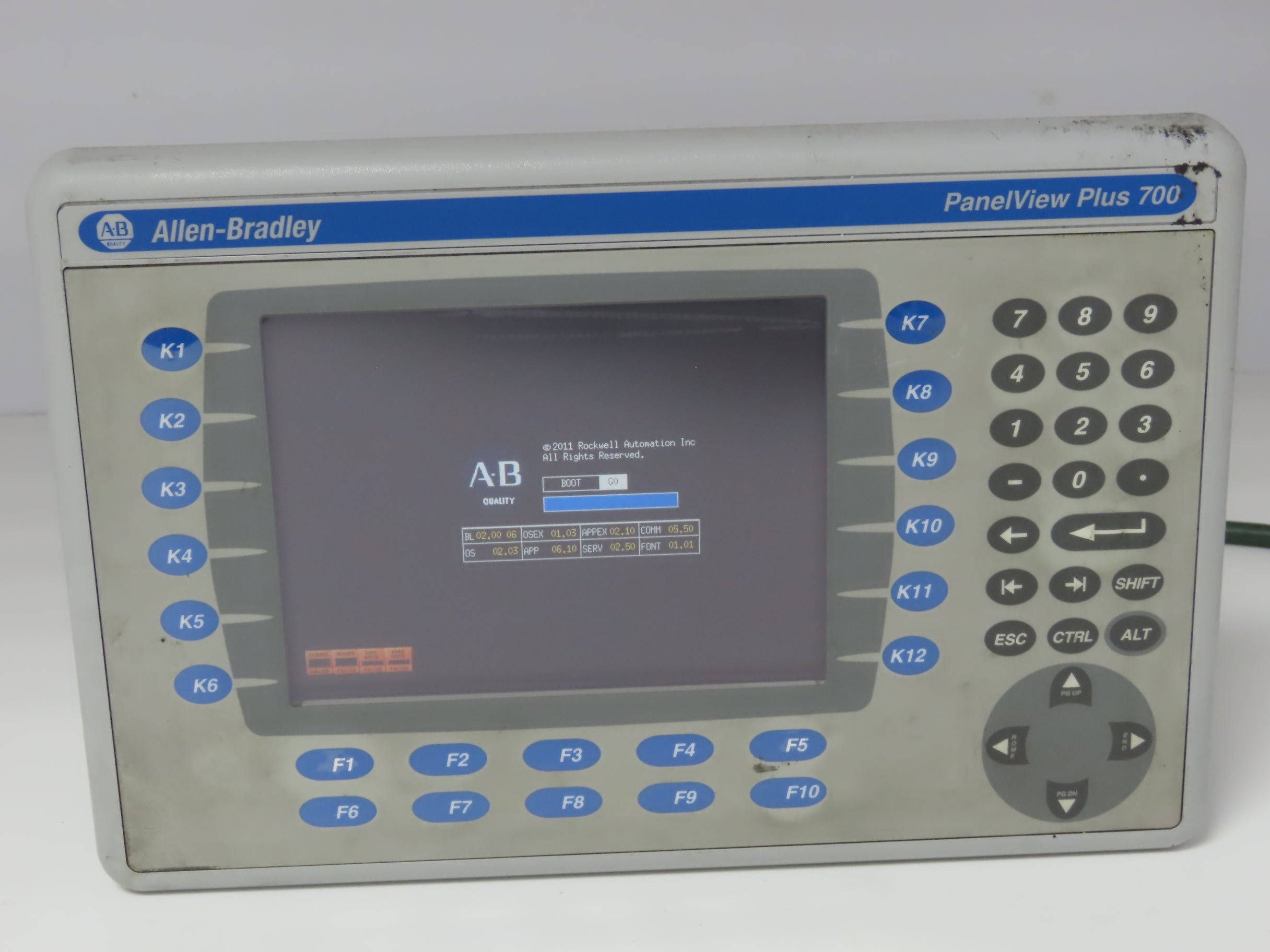 Allen Bradley 2711P-B7C4A8 PanelView Plus 700 Keypad/Touch W/Module 27 ...