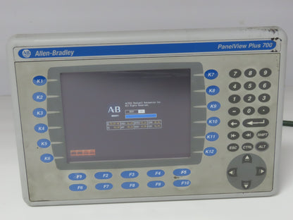 Allen Bradley 2711P-B7C4A8 PanelView Plus 700 Keypad/Touch W/Module 2711P-RDB7C