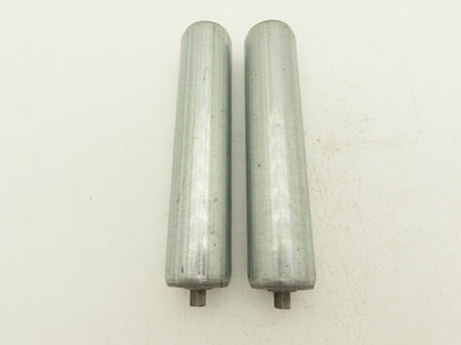 Hytrol 1.9"x 9"BF Steel Gravity Conveyor Roller 7/16" Hex Axle  Lot of 2