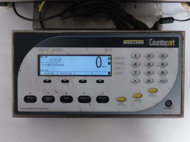 Rice Lake BM1218-100 BenchMark 12x18" Weigh Scale 100Lb Counterpart Display