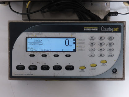Rice Lake BM1218-100 BenchMark 12x18" Weigh Scale 100Lb Counterpart Display
