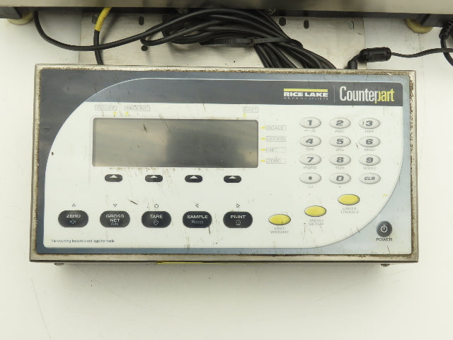 Rice Lake BM1218-100 BenchMark 12x18" Weigh Scale 100Lb Counterpart Display