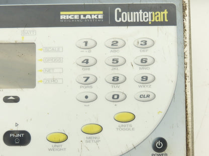 Rice Lake BM1218-100 BenchMark 12x18" Weigh Scale 100Lb Counterpart Display