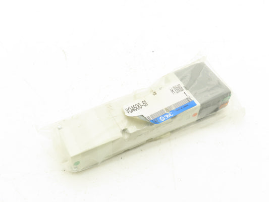 SMC VQ4500-51 Pneumatic Solenoid Valve 3-Pos 24VDC