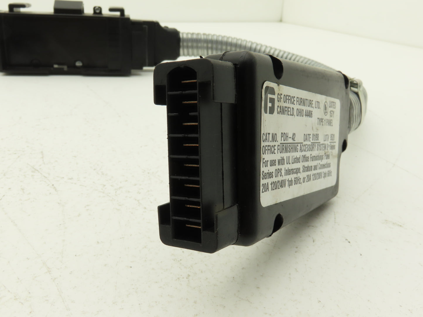 GF Office Furniture PDH-42 Office Panel Wire Harness 120/240V 1PH - 120/208V 3PH